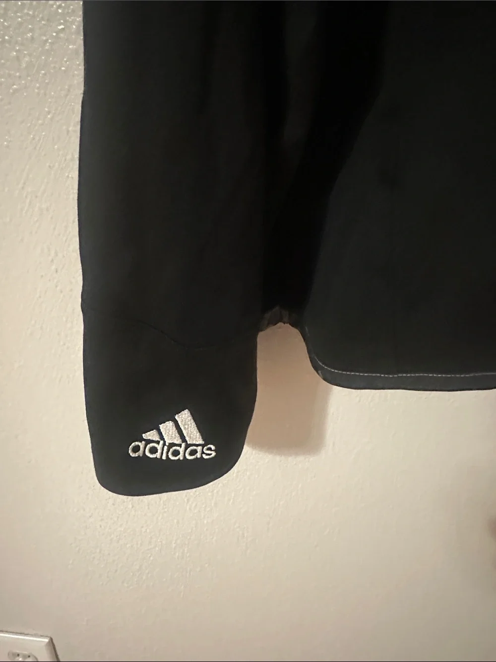 Black men’s Adidas Hooded Pullover Sweatshirt with Motivational Print